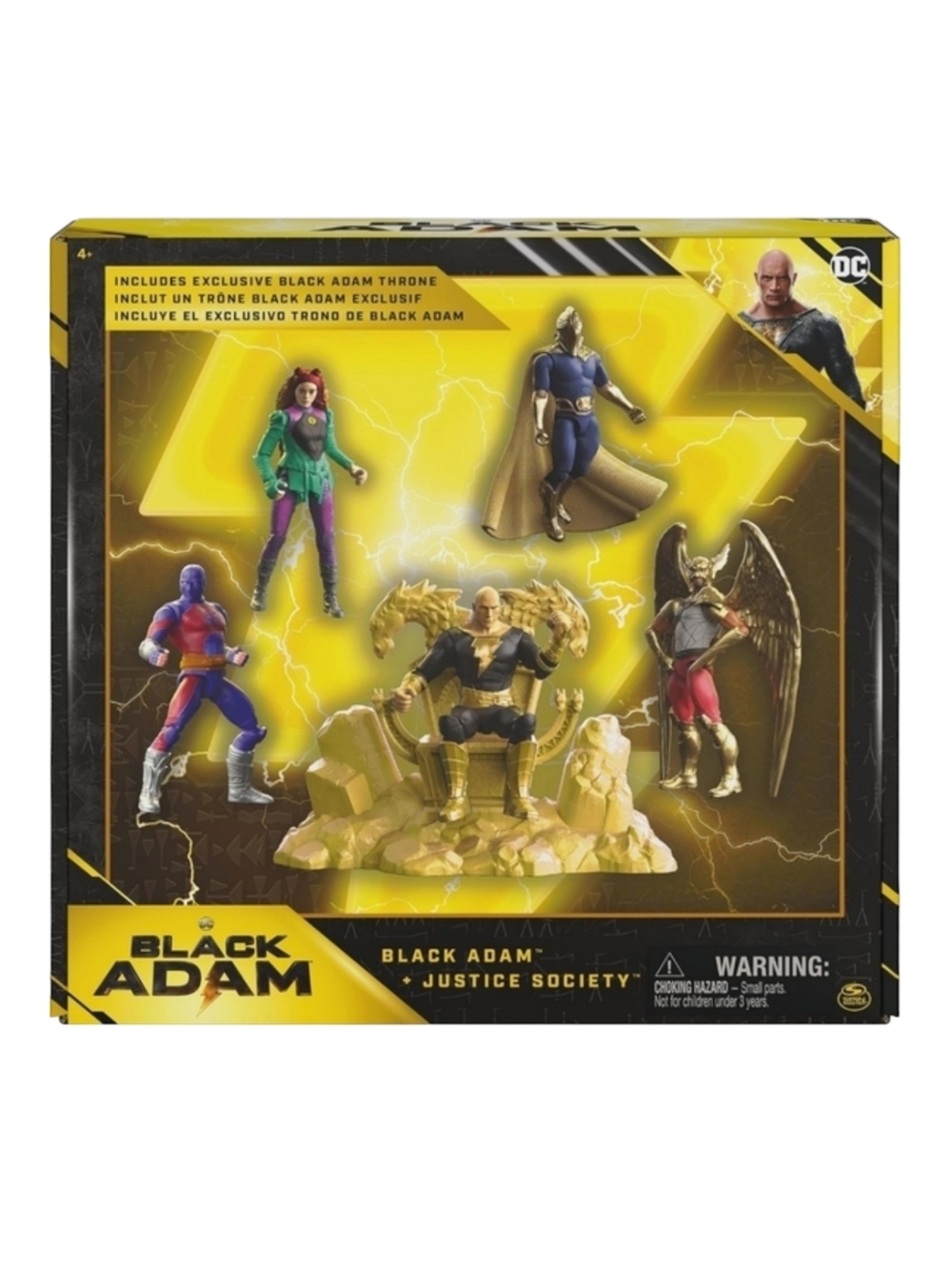DC Black Adam And Justice Society Figure Set 4-Inch Figures *OPEN BOX* Complete